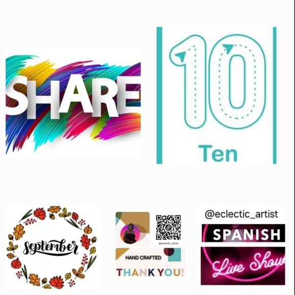 Your Posher Rocio loves art ,upcycled, and handmade crochet Hablo Español - Picture 15 of 17